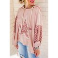 Delicacy Floral Patchwork Star Pattern Drawstri...