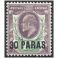 Br Levant 1909 SG16 30 Paras on 1 1/2d Pale Dul...