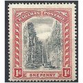 Bahamas 1901 SG58 1d Black & Red Watermark Crow...