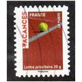 FRA 2009 (56c) 'VACANCES - TENNIS BALL' FINE US...