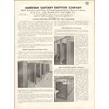 american sanitary partition company 1938 toilet...