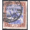 Sudan 1902 - 1p yellowish brown/ultramarine - A...