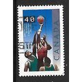CANADA 1991 BASKETBALL CENTENARY 40c PLAYERS JU...
