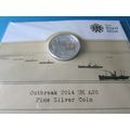 2014 QUEEN ELIZABETH II ROYAL MINT FINE SILVER ...