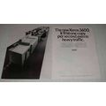 1969 Xerox 3600 Copier Ad - Hit One Copy Per Second