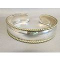 VINTAGE TAXCO Sterling Silver Cuff SLAVE Bracel...