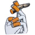 Cigarette Hand Iron on Patch Embroidered Sew 8....