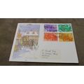 Philart 1975 FDC GB Cover - Christmas set - Lei...