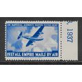 GB 1937 ALL EMPIRE AIRMAIL SERVICE POSTER STAMP...