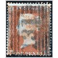 1854 -1855 Queen Victoria, 1819-1901 1d reddish...