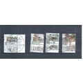 Israel stamps. 4 of the 2000 - 2002 Buildings &...