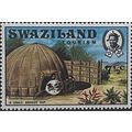 Swaziland QEII 1972 Tourism 7½c Beehive Hut Unm...