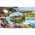 Multi View Beauty Spots of Sussex Postcard (SX7...