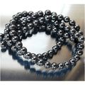 15 no. Black Agate Round Polished 4 mm Beads Je...