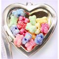25 no. Butterfly Multi Coloured Acrylic 8 mm Be...