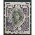Tonga 1932 SG57e 2d Black & Bluish-Lilac Fine U...