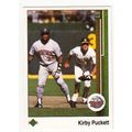1989 Upper Deck baseball Kirby Puckett card 376...