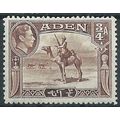 Aden 1939 SG17 3/4a Red-Brown Mounted Mint ..