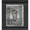 SouthernRhodesia.SG44 6d King George VI (Grey-B...