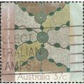 AUSTRALIA, Aborigine Art, Bush Potato Country, ...
