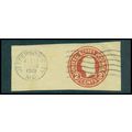 Used U429 2c George Washington Fine Cut Square ...