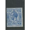 malta stamps george v sg77 shade sg 77 hm multi...