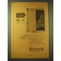 1924 Russwin Ad - Adaptable Garage Lock and Aut...