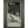 1991 Florida's Lower Keys Ad - Fresh, never frozen