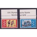 GERMANY 1976 OLYMPICS SET MNH