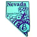 Nevada Carson City Fridge Magnet