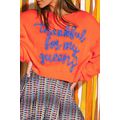 Vitality Orange Thankful for my queens Ribbed K...
