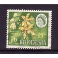 RHODESIA 1968 SG410 1s 6d / 15c ANSELLIA ORCHID...