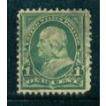 Used 279 1c Benjamin Franklin Fine M04549