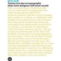 Twenty-Two Tips On Typography