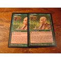 Magic the Gathering, MTG, 2-cards, 1996, VILLAG...