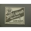 1900 Smith & Wesson Revolver Gun Ad - Worlds St...