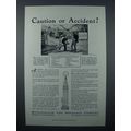 1931 Metropolitan Life Insurance Ad - Accident?