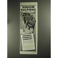 1936 General Chemical Company Sodium Sulphide Ad