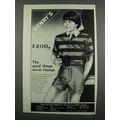 1983 Henry's Izod Shirts and Shorts for Boys Ad