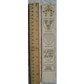 Vintage: cream leather bookmark - Three Choirs ...