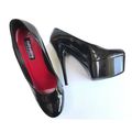Black Stilettos Platforms Patent Leather NITE L...