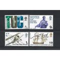 GB.Anniversaries (1st series) set of 4.Mounted ...