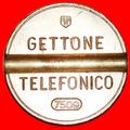1975: ITALY ★ TELEPHONE TOKEN! LOW START★NO RES...