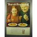 1977 Chef Boy-ar-dee Spaghetti & Meat Balls Ad!