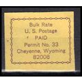 Used Revenue Permit Cheyenne, WY. E2145
