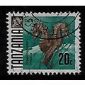 TANZANIA 1967 FISHES 20c THORNY SEA HORSE SG 14...