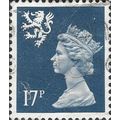 SCOTLAND, Queen Elizabeth II, Machin, dark blue...