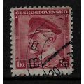 CZECH REPUBLIC 1935 1K PURPLE PRESIDENT MASARYK...