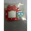 christmas ornament photo frame 8x7cm #3