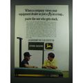 1986 John Deere Tractors Ad - Views Dealer as Just a Pin on a Map